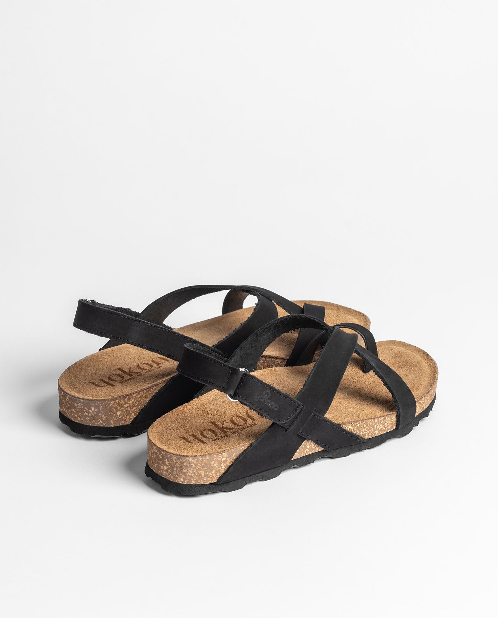 Flat sandal JERBA-718 black