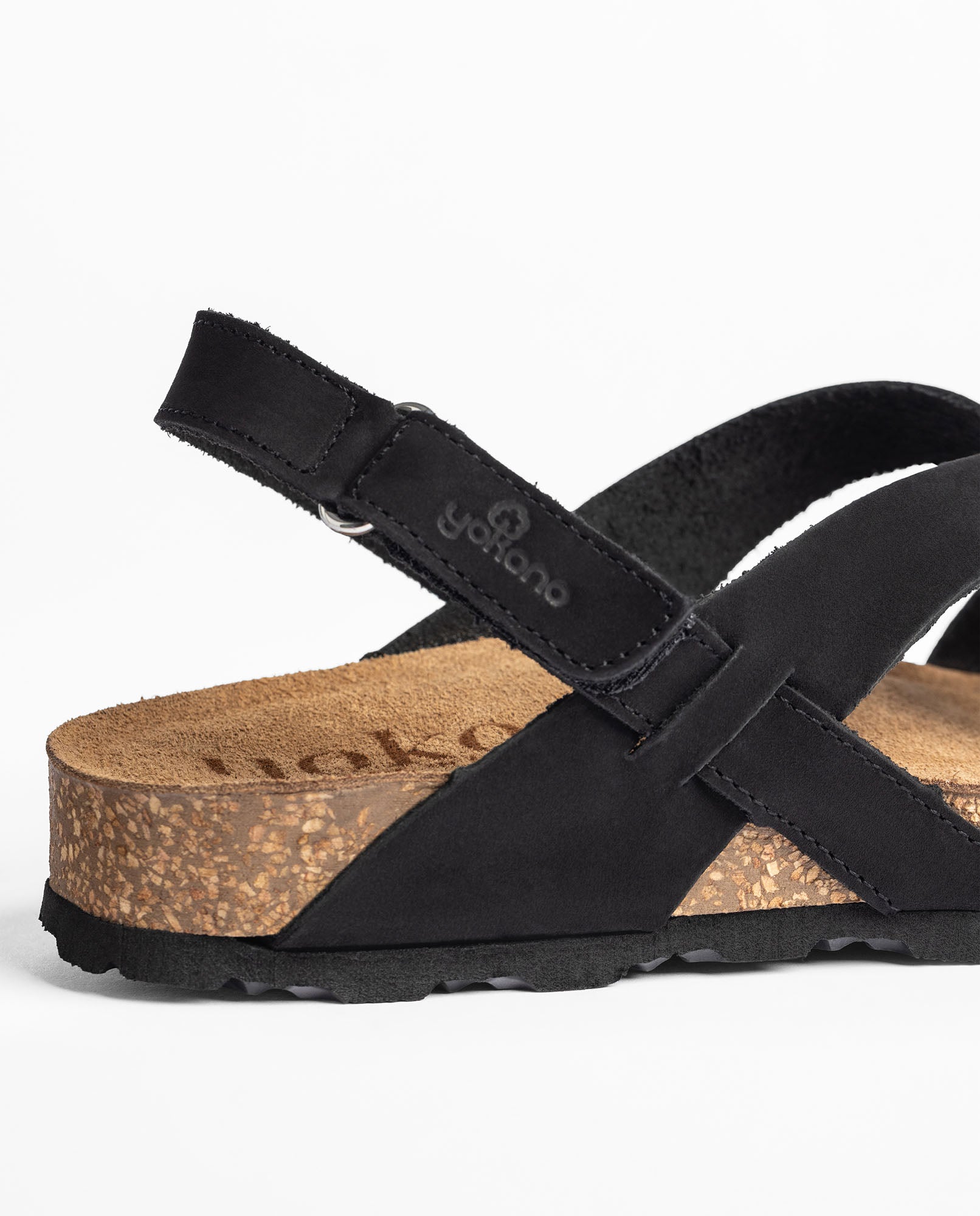 Flat sandal JERBA-718 black