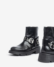 Flat ankle boot ELZE-008 black