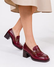 Schuh mit Obertail LANDAS-006 Bordeaux