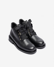 Bottine plate LEI-006 noir
