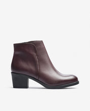 Heeled ankle boot LILLE-016 burgundy