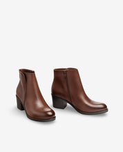 Stivaletto con tacco LILLE-016 marrone