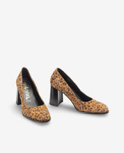 Heeled shoe LOIR-001 leopard
