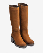 Stiefel mit Absatz MIRE-003 braun