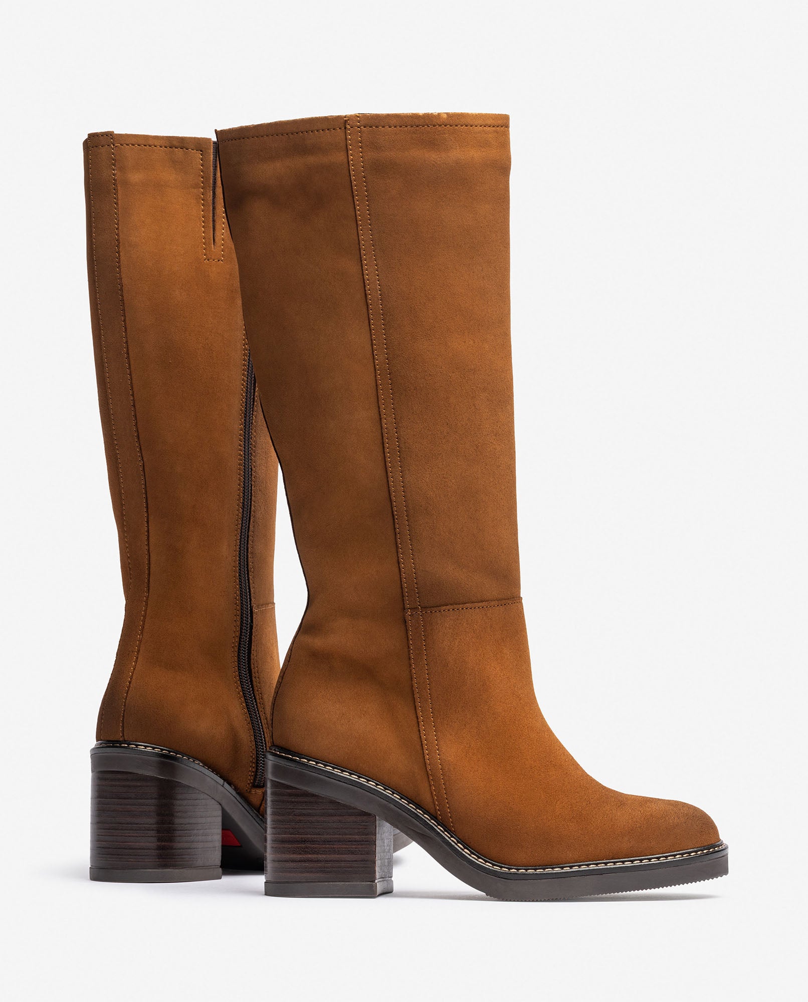 Stiefel mit Absatz MIRE-003 braun