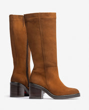 Stiefel mit Absatz MIRE-003 braun