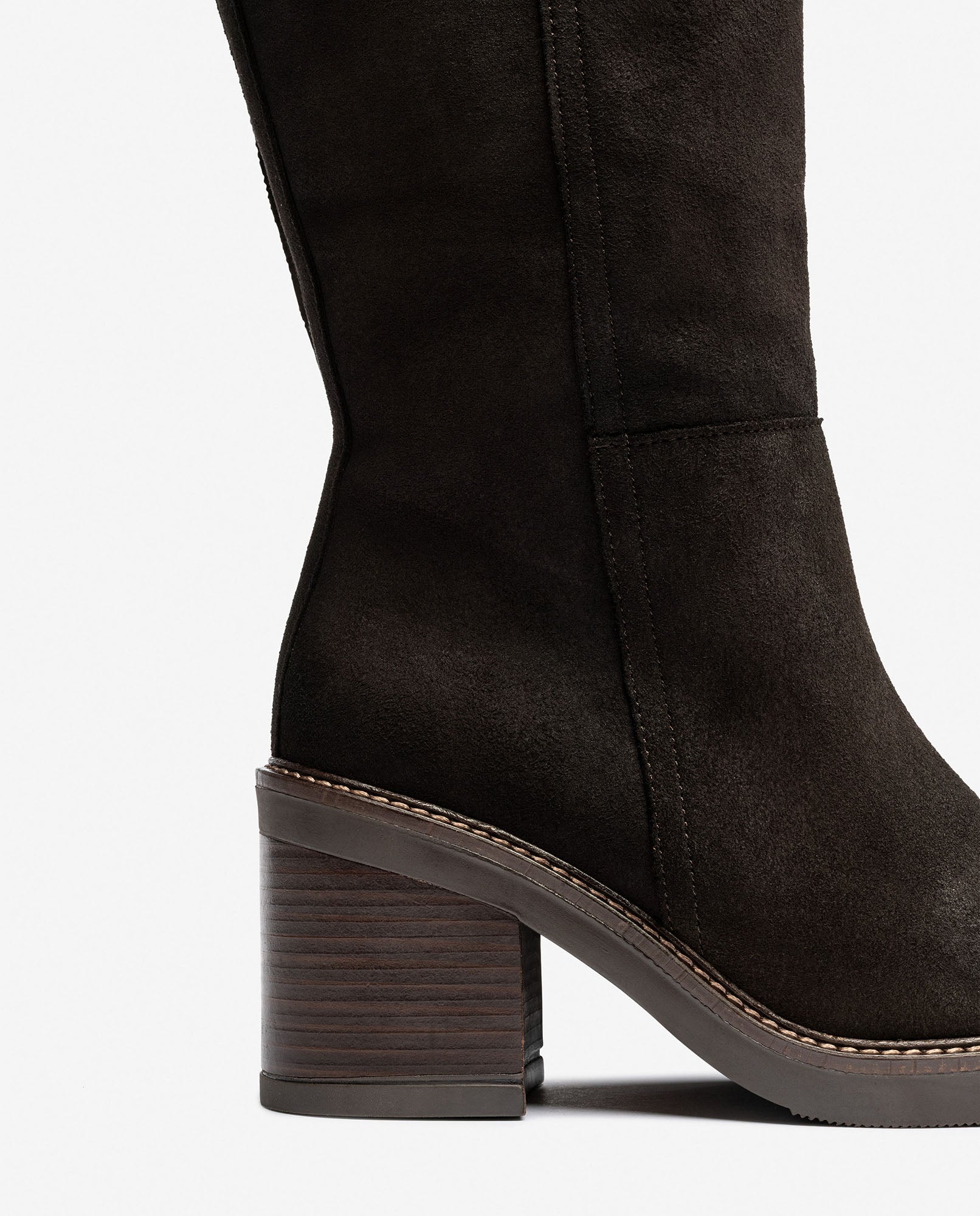 Stivale con tacco MIRE-003 marrone 