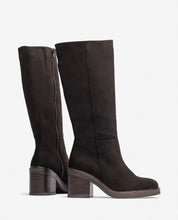 Stivale con tacco MIRE-003 marrone 