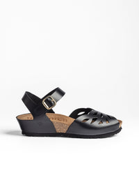 Keilsandalette MONACO-003 schwarz