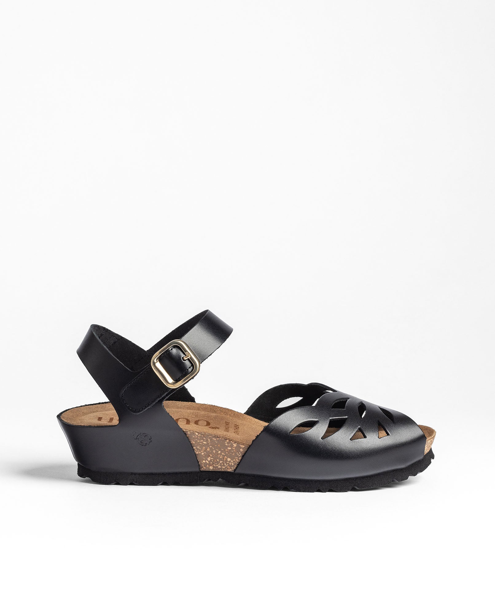 Keilsandalette MONACO-003 schwarz