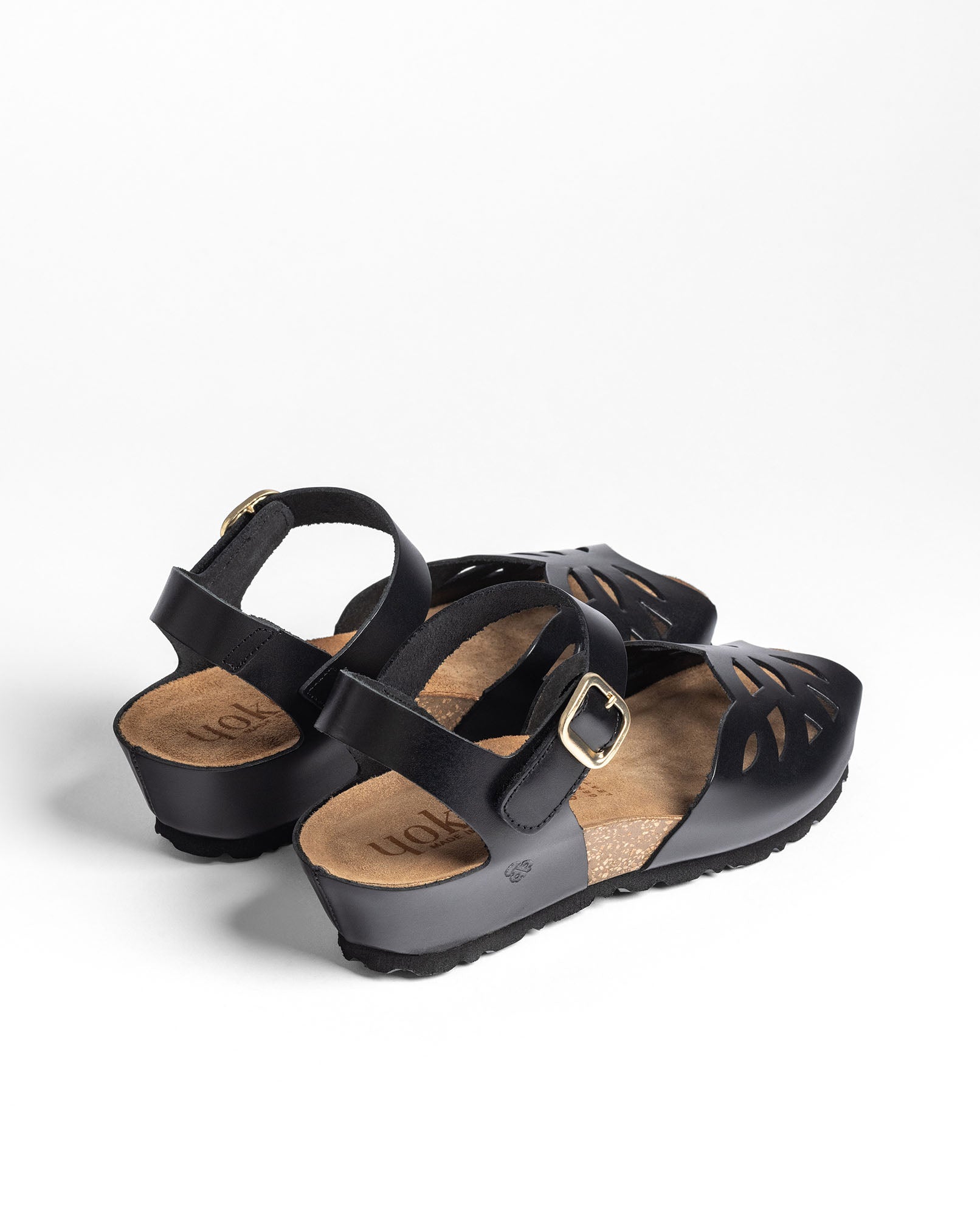 Keilsandalette MONACO-003 schwarz