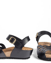Keilsandalette MONACO-003 schwarz
