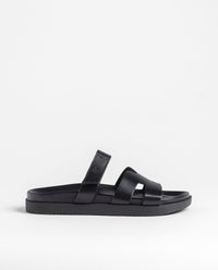 Sandalia plana MORENA-125 negro