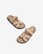 Sandalia plana Morena 125 beige