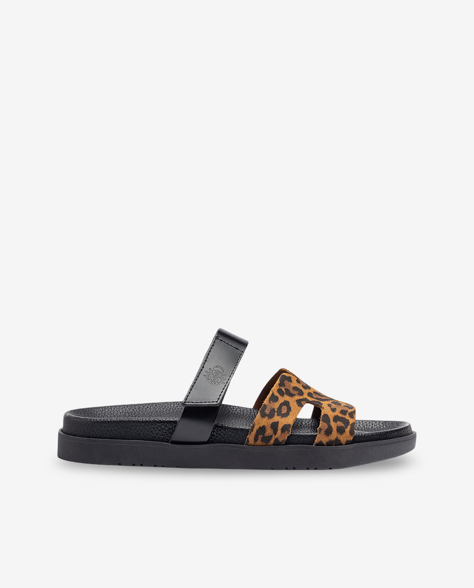Flache Sandale MORENA-125 leopard