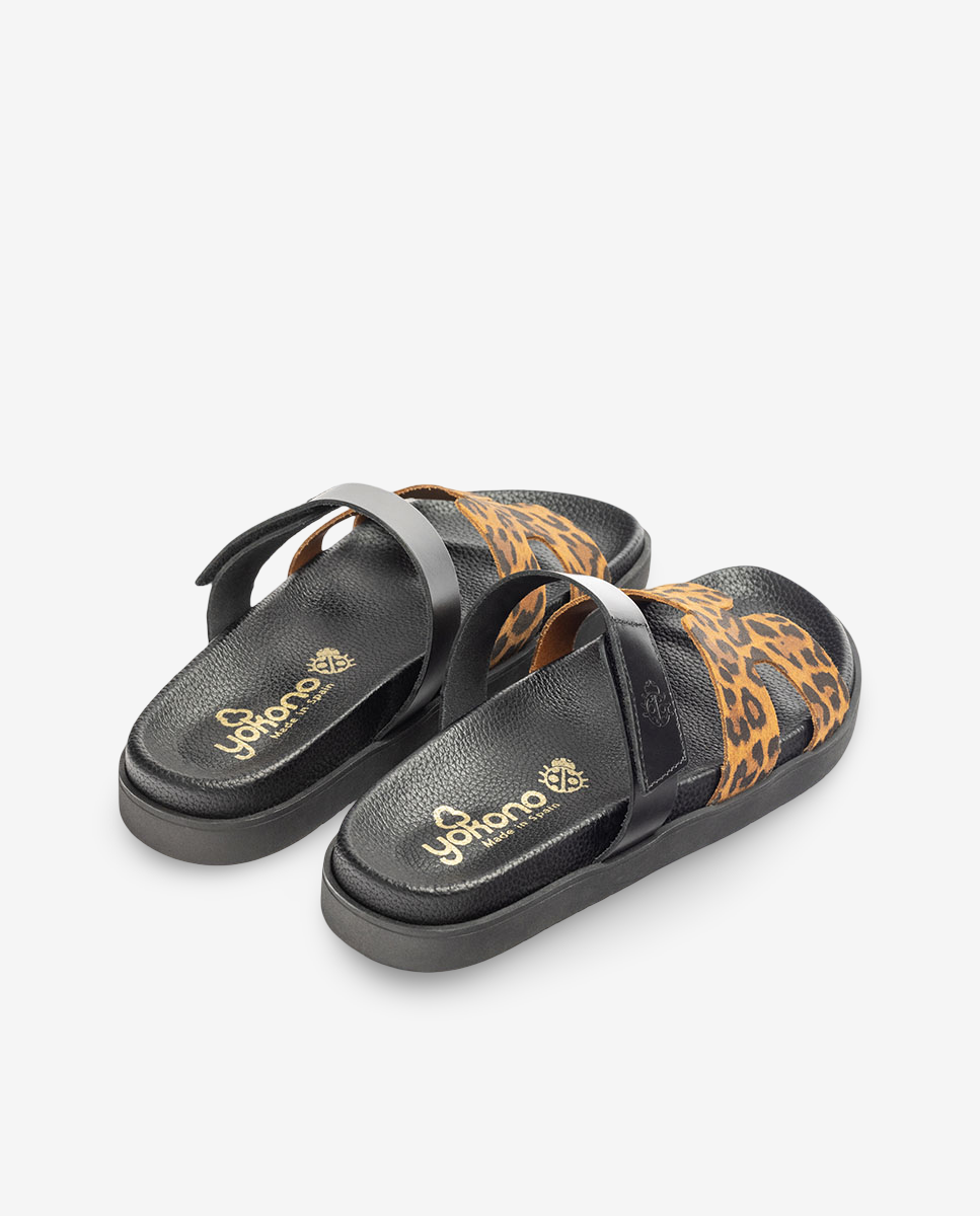 Flache Sandale MORENA-125 leopard