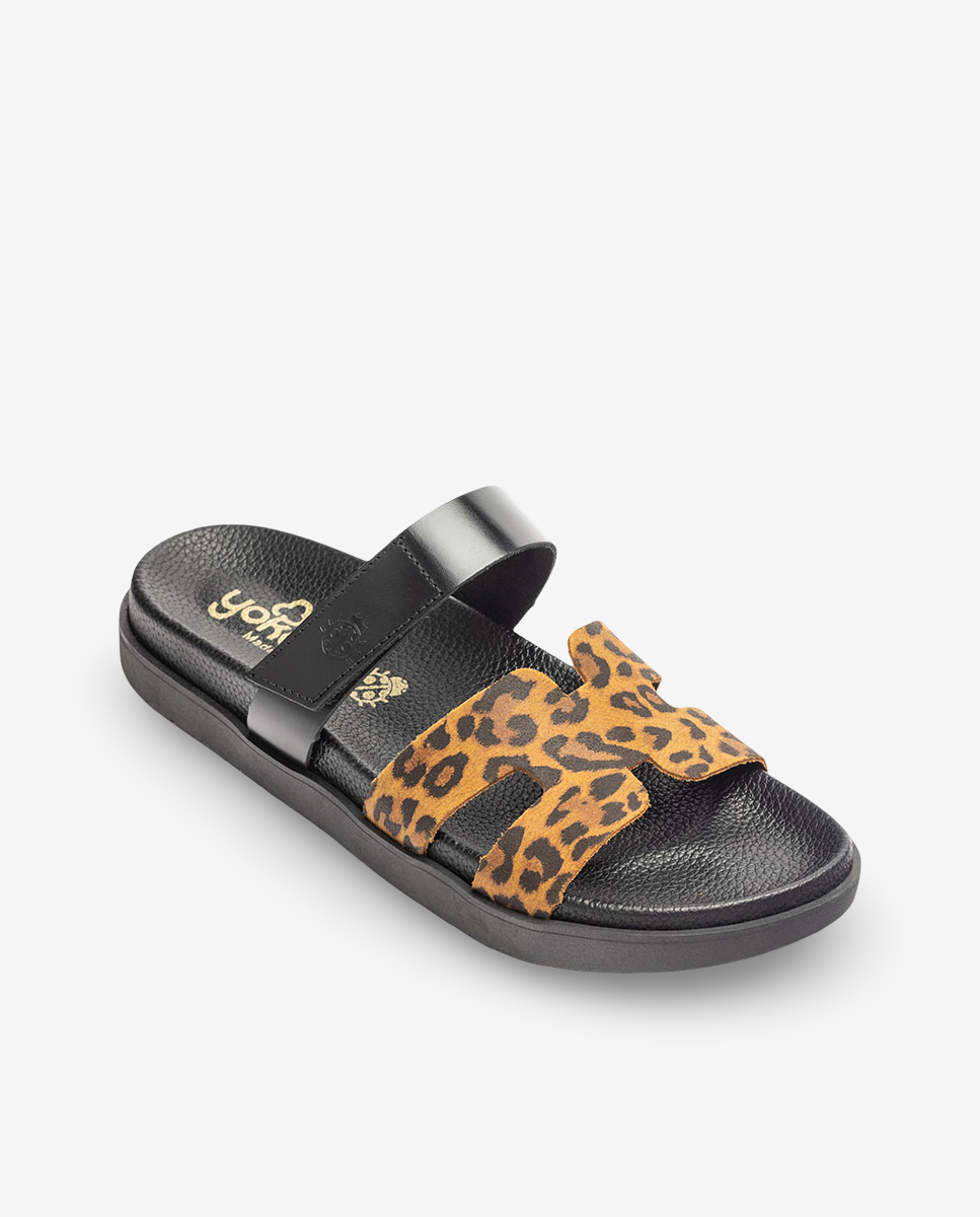 Flache Sandale MORENA-125 leopard
