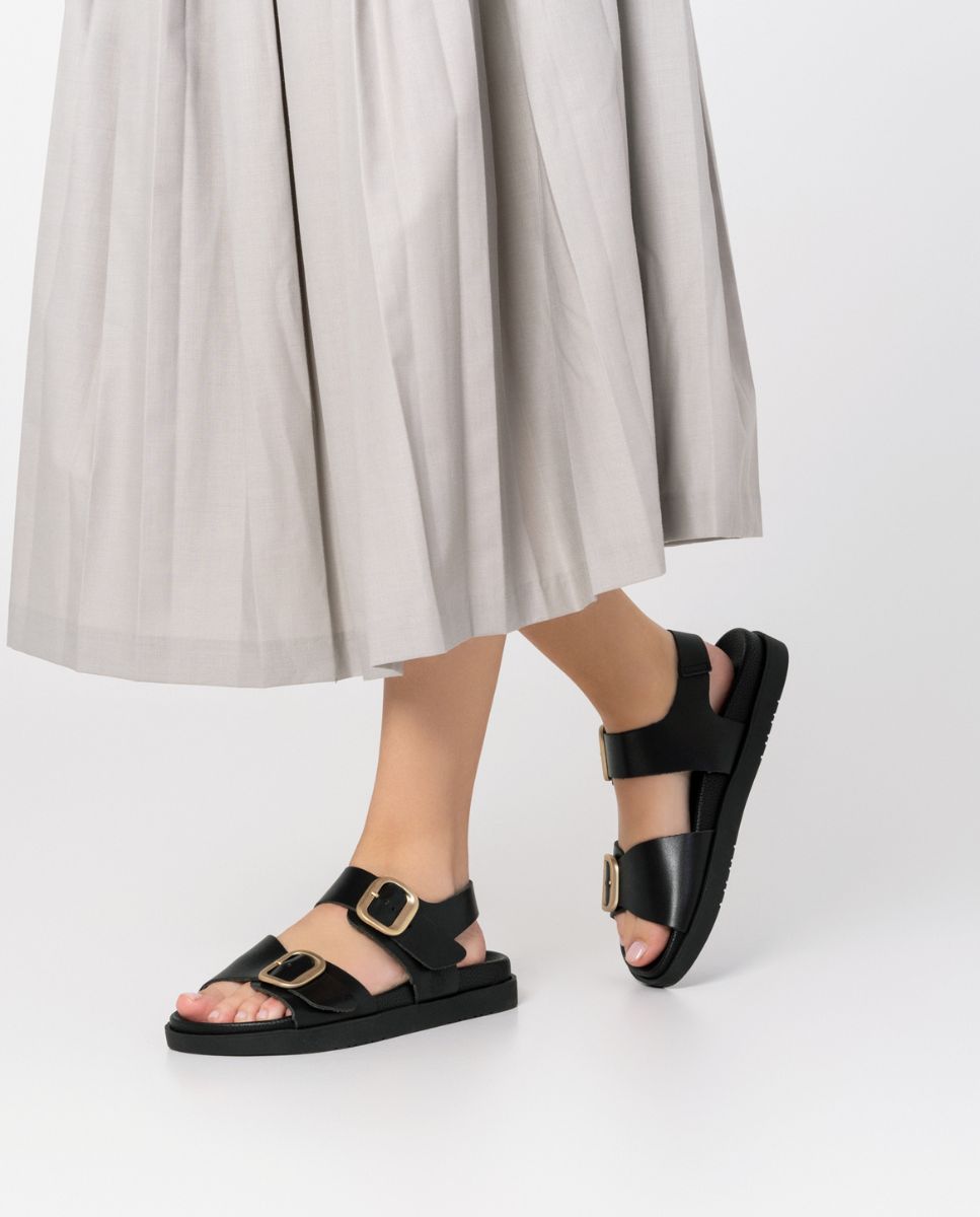 Flat sandal Morena 002 black