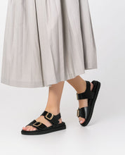 Flat sandal Morena 002 black