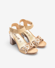 Sandalia de tacón Ponza 007 marron