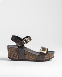 Wedge sandal BARI-262 dark brown