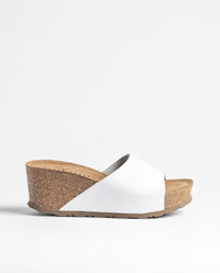 Sandalo con zeppa BARI-265 bianco