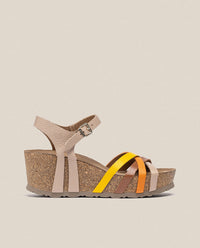 Wedge sandal BARI-302 beige