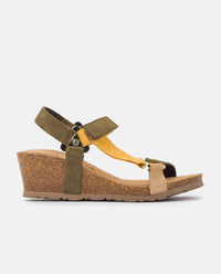 Wedge sandal CADIZ-139 green