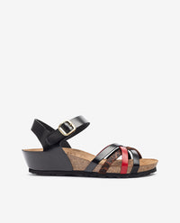 Wedge sandal MONACO-245 red