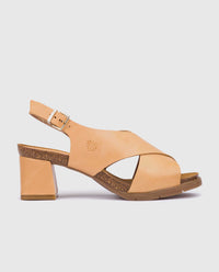 Sandalo con tacco ZAHARA-008 beige