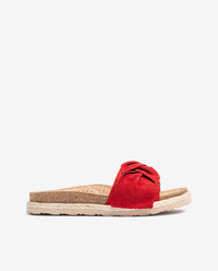 Sandale plate ARENA-004 rouge