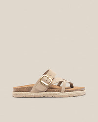 Sandalia plana Arena 003 beige