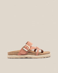 Sandalia plana Arena 003 rosa