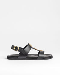 Sandalia plana DEIRA-272 negro