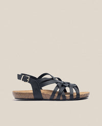 Flat sandal IBIZA-175 black