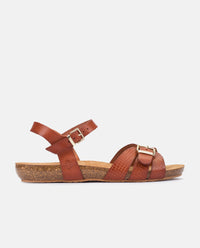Sandalo basso IBIZA-185 marrone
