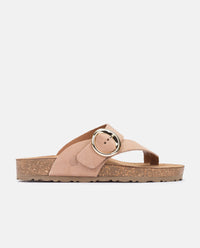 Flache Sandale JERBA-113 beige