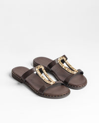 Sandalo basso LARA-270 marrone