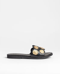 Sandalia plana LARA-273 negro