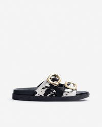 Flat sandal MORENA-711 white