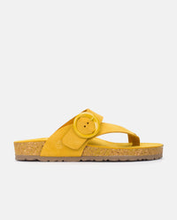 sandaleplate ROLAN-113 jaune