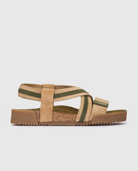 Plateausandalette ROSS-005 grün