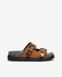 Plattform Sandale Túnez-253 Brown
