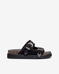 Sandalia de plataforma TUNEZ-253 negro