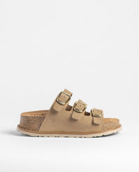 Platform sandal ALI-260 light brown