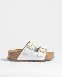 Platform sandal WIWI-003 white
