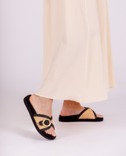Flat sandal MORENA-305 beige