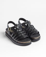 Sandalia plana TUNEZ-107 negro