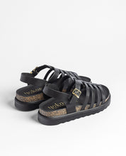 Sandalia plana TUNEZ-107 negro